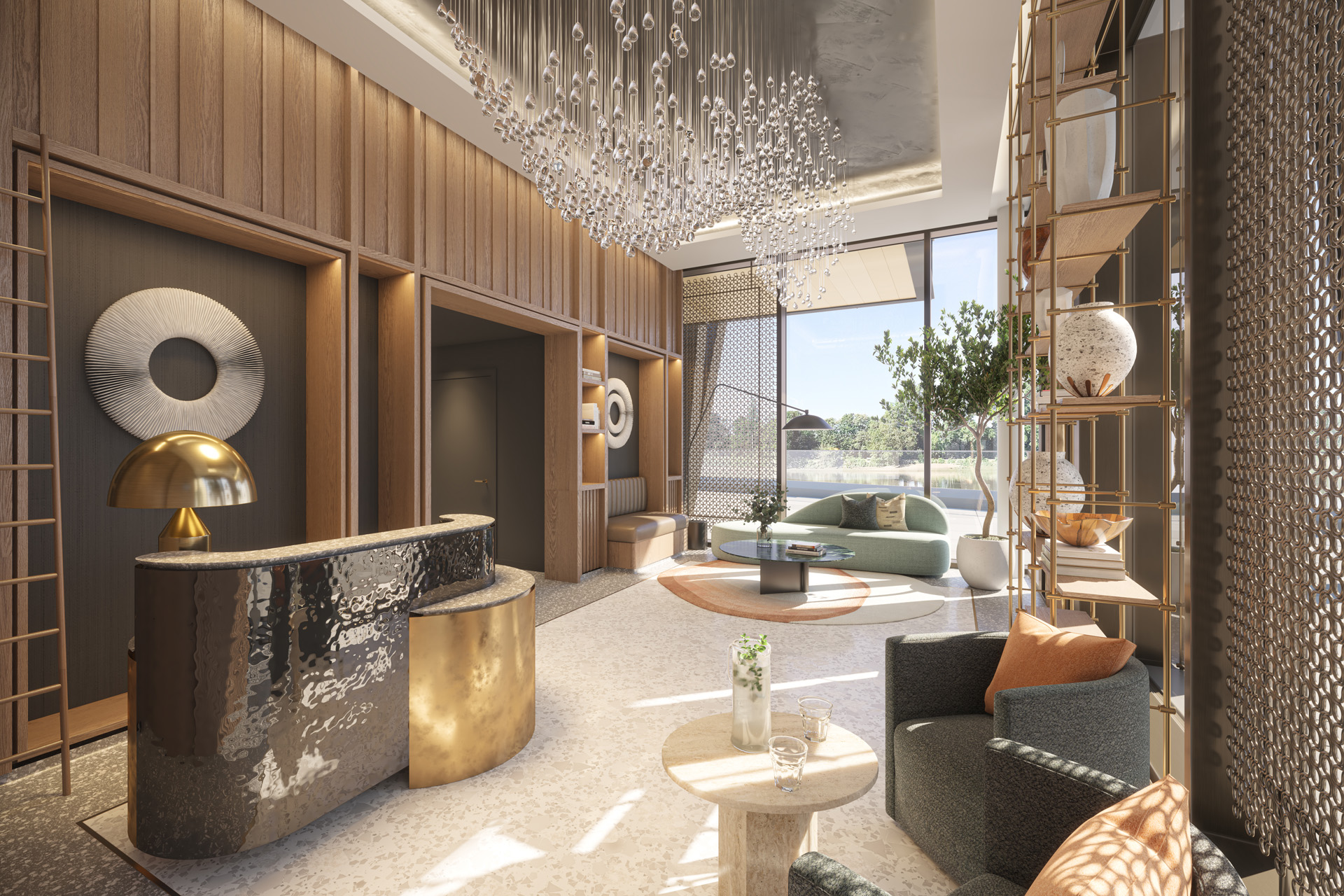 Fulham Pier Hotel lobby