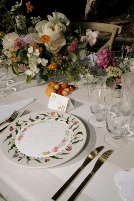 Romeo + Jules place setting