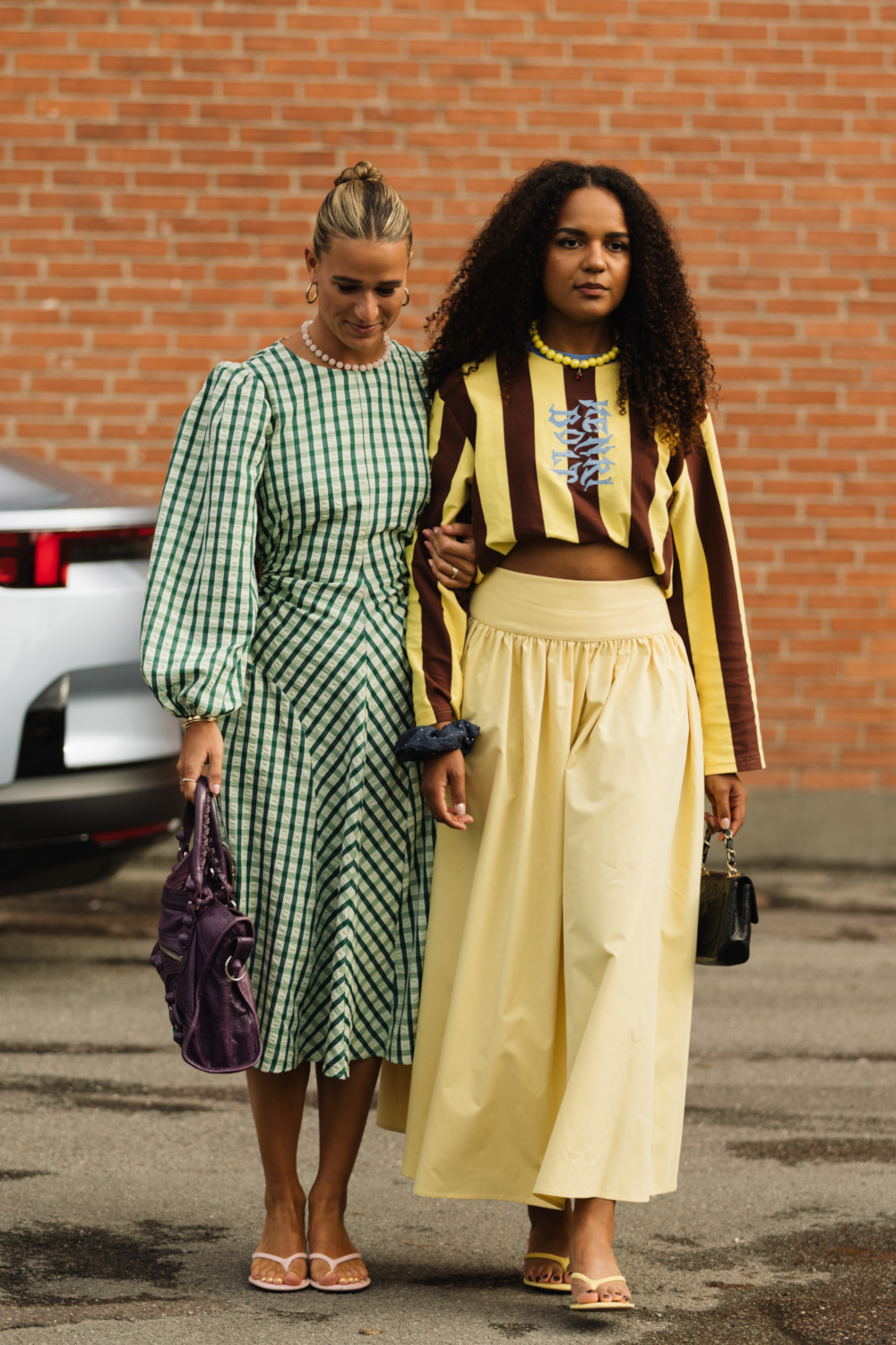 Two women stood together