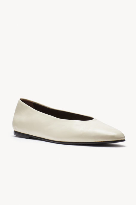 Cream ballet flat