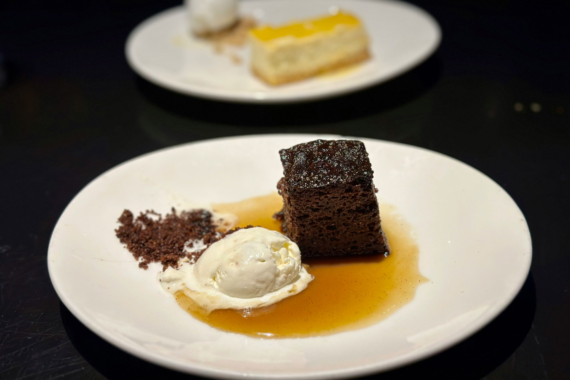 Sticky toffee pudding