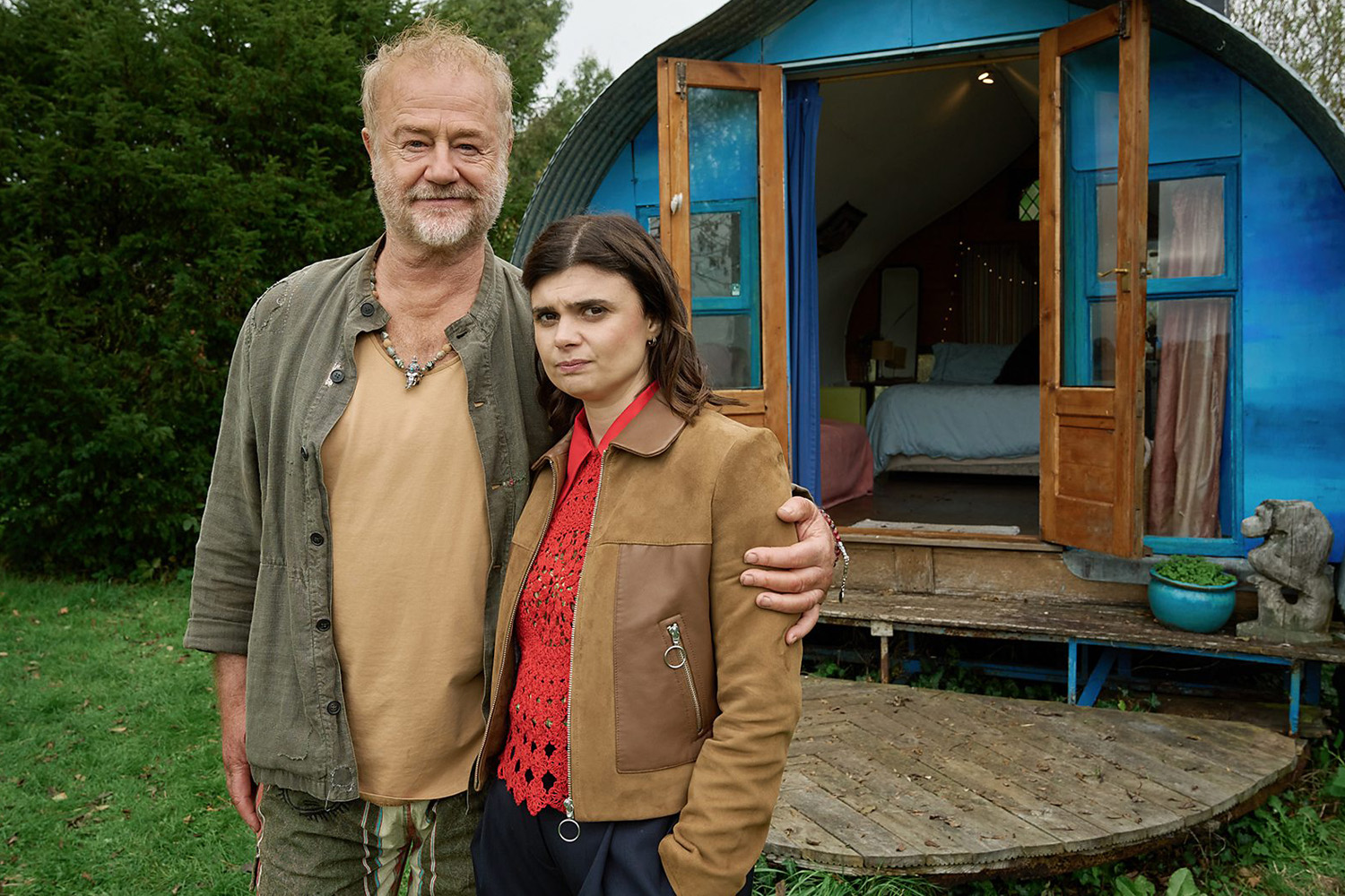Micheal Mallowan (Owen Teale) & DS Janie Mallowan (Gwyneth Keyworth) in Death Valley series 2.