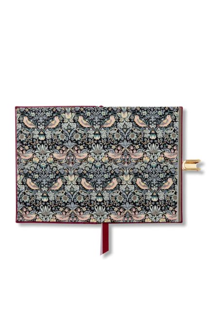 Smythson X Liberty London Soho Croc-Embossed Leather Notebook with Slide