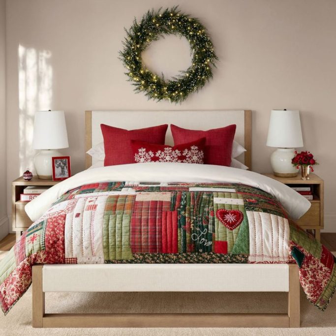 Pottery Barn Christmas quilt