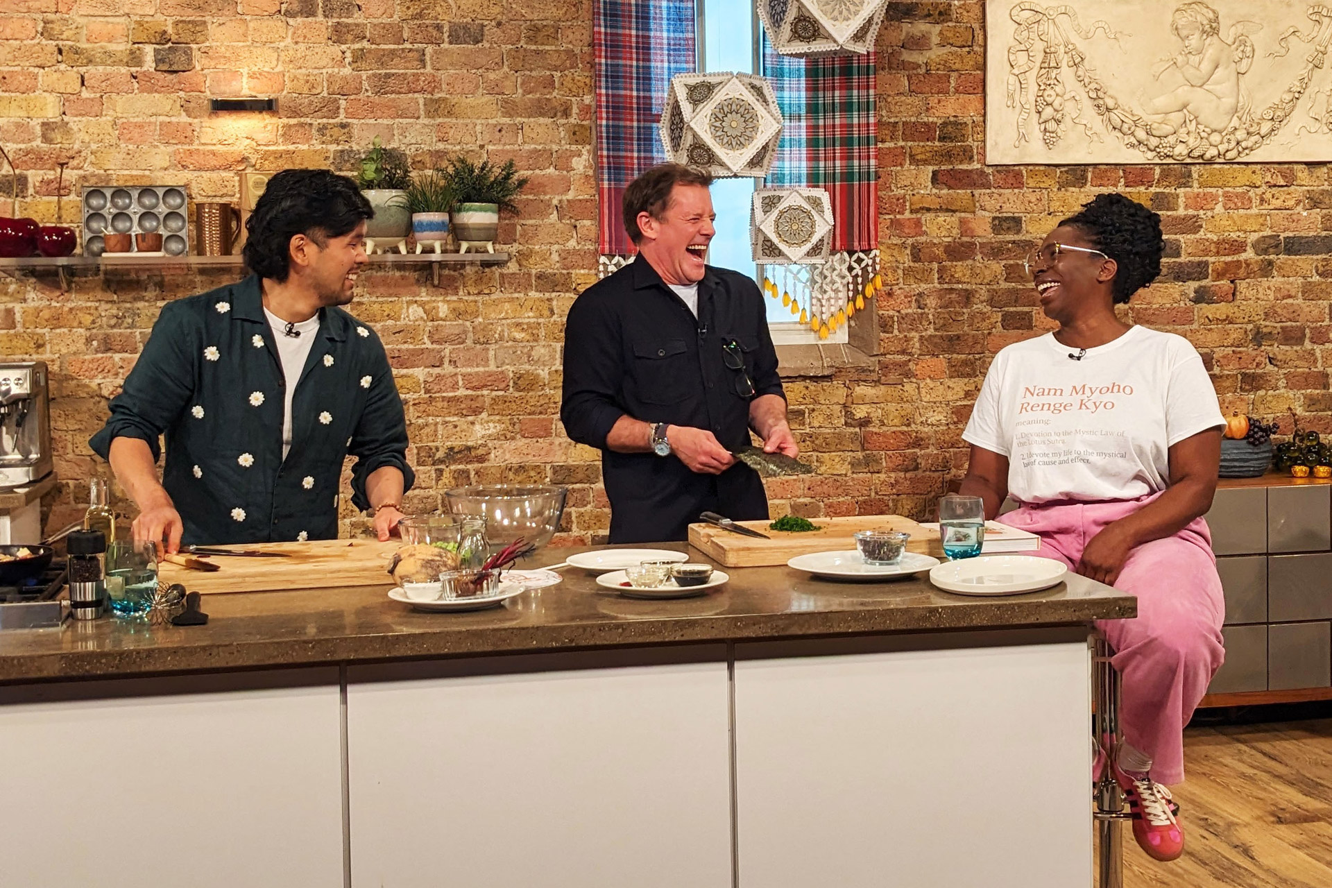 Kenji Morimoto, Matt Tebbutt, Tanya Moodie