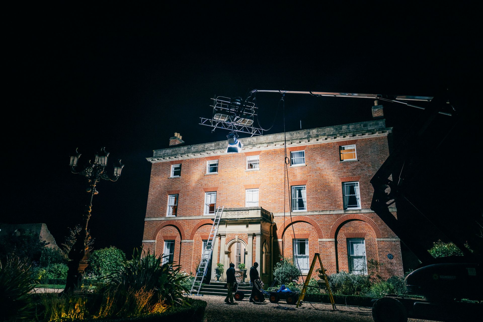 Behind the scenes at Whiston Court on The Guest