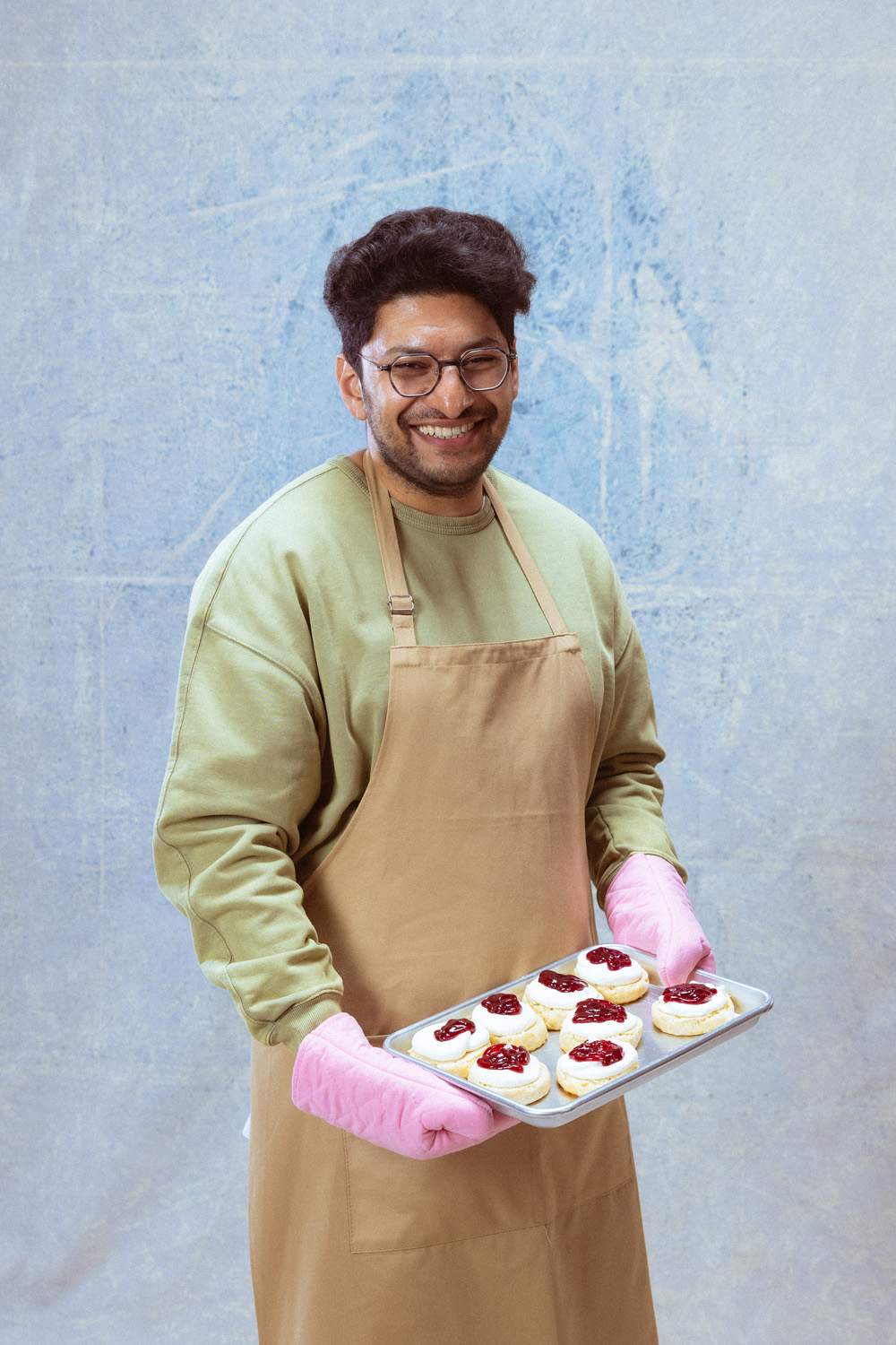 Hassan was the first to leave the Bake Off tent