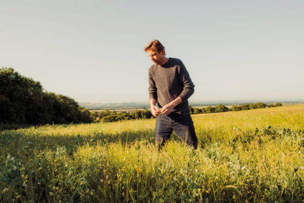 Andy Cato in a field