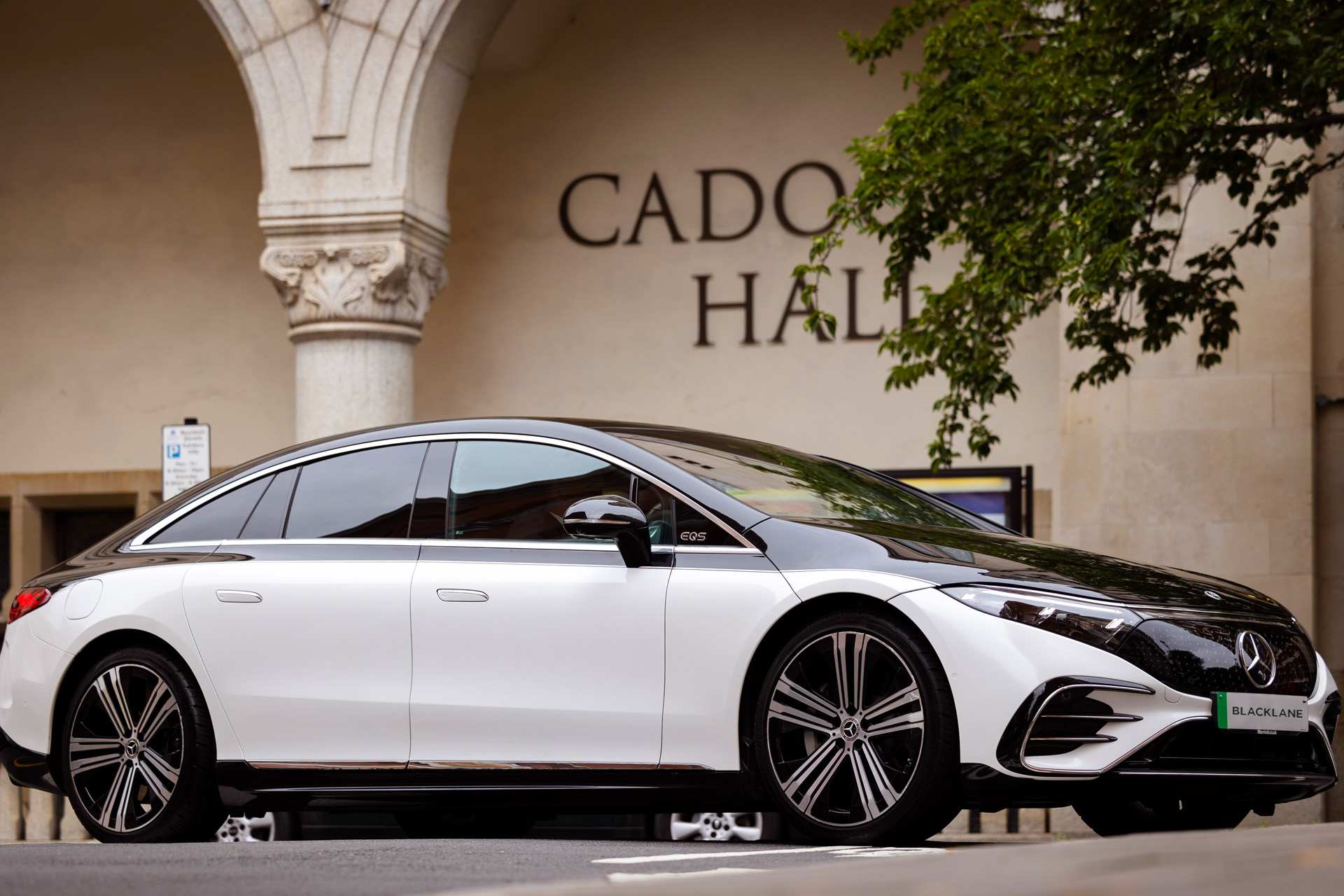 A Blacklane car outside Cadogan Hall