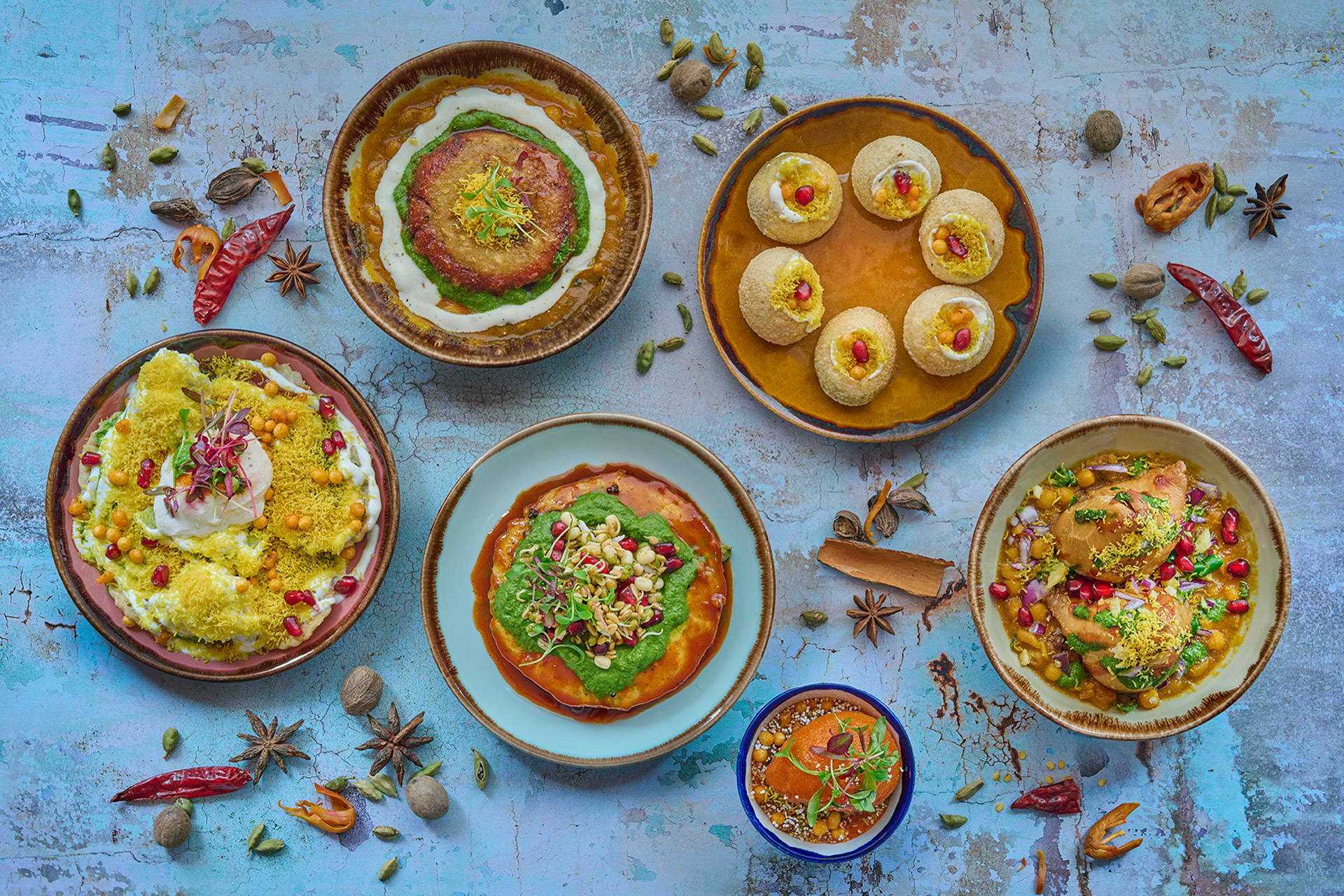 Chaat selection for Diwali