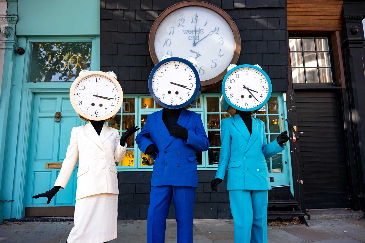 National Theatre Company - Clock Heads