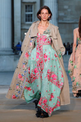 Model on runway | london fashion week ss26