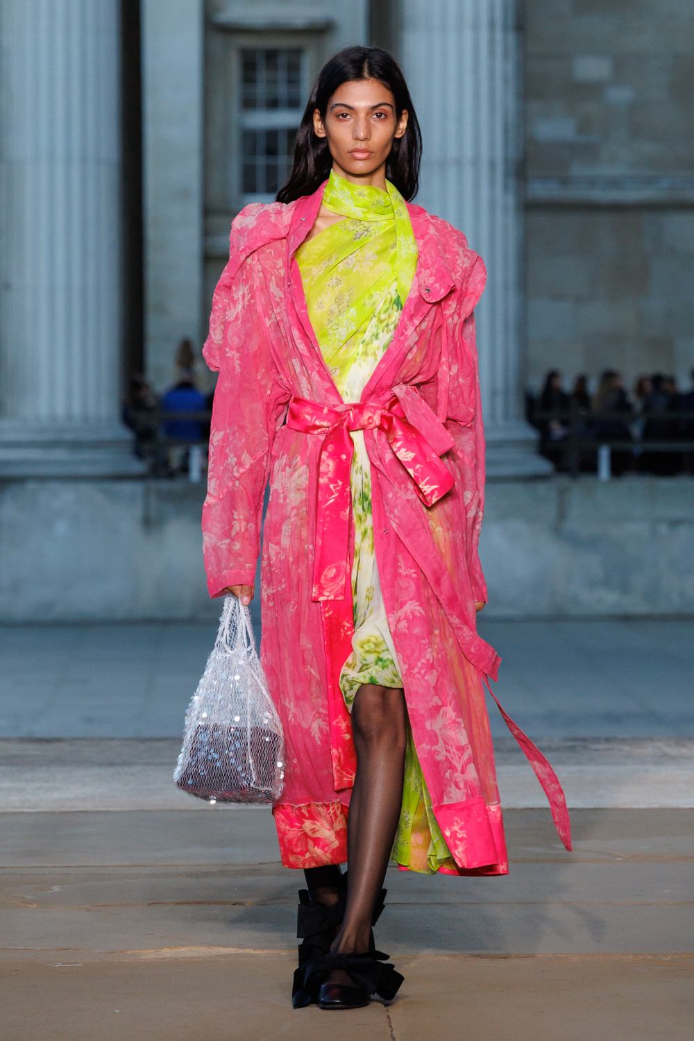 Model on runway | london fashion week ss26