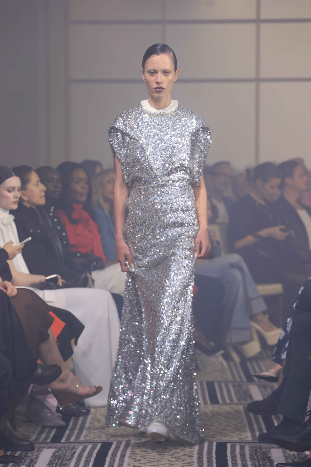 Model on runway | london fashion week ss26