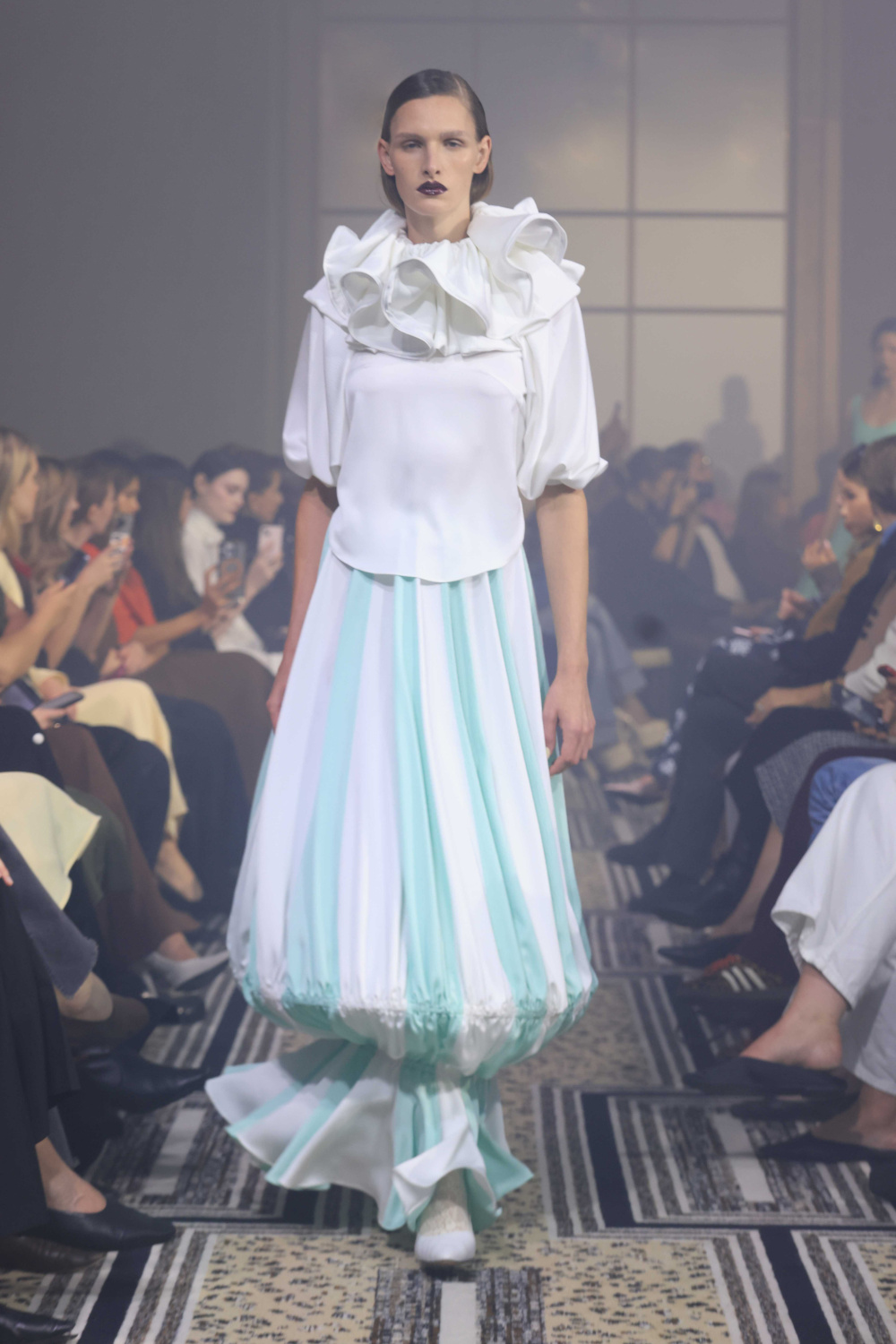 Model on runway | london fashion week ss26
