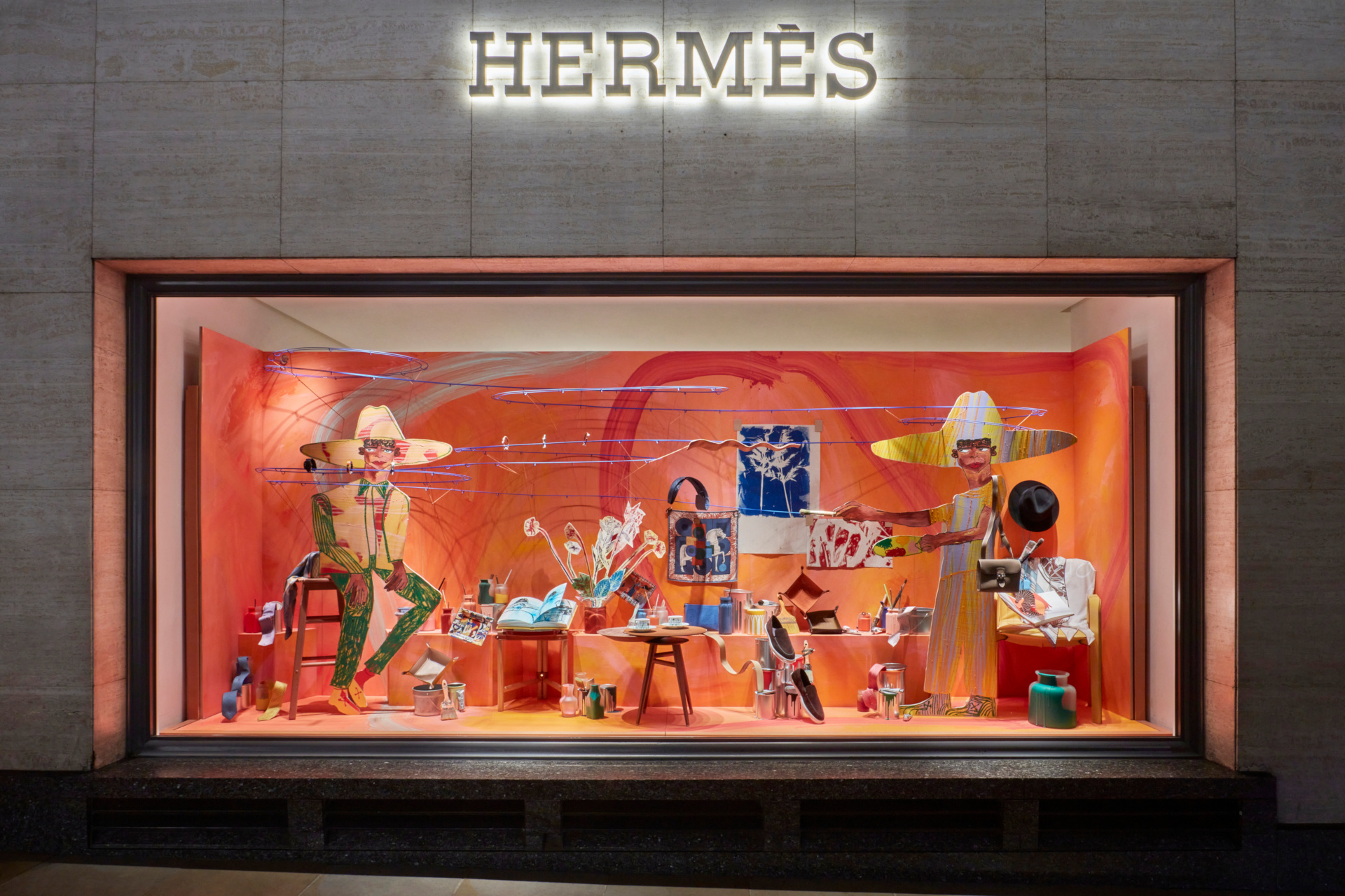 Hermès shop window