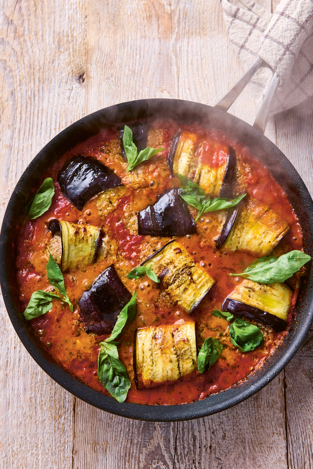 Jamie Oliver's aubergine involtini