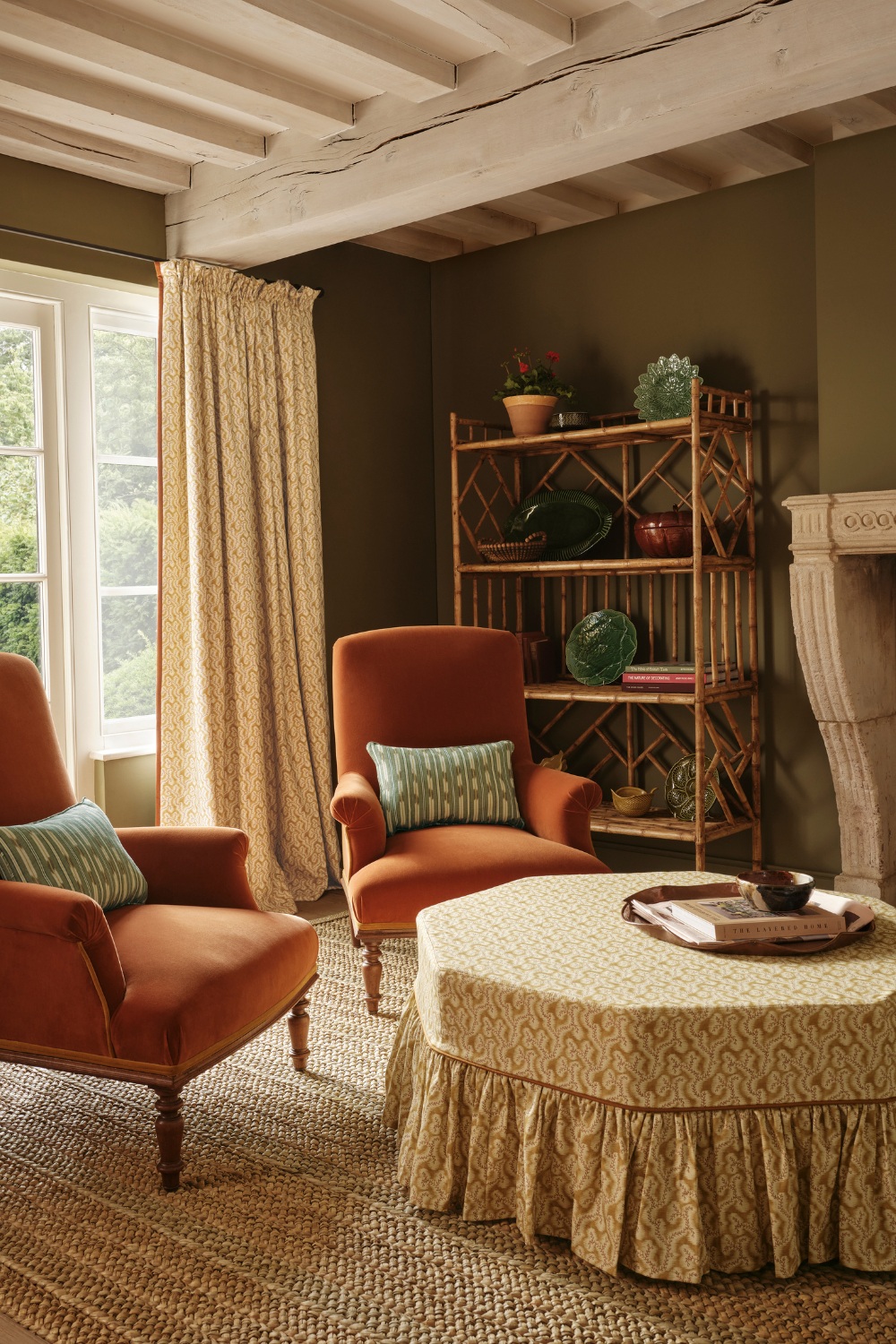 Sitting room styled by Jane Churchill