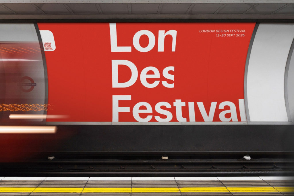 London Design Festival tube ad