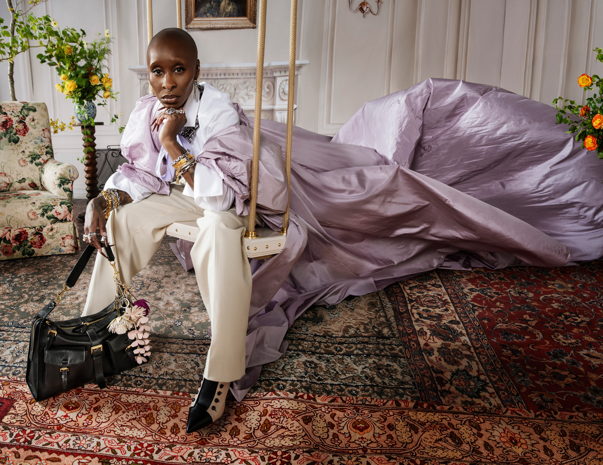 Cynthia Erivo for Mulberry