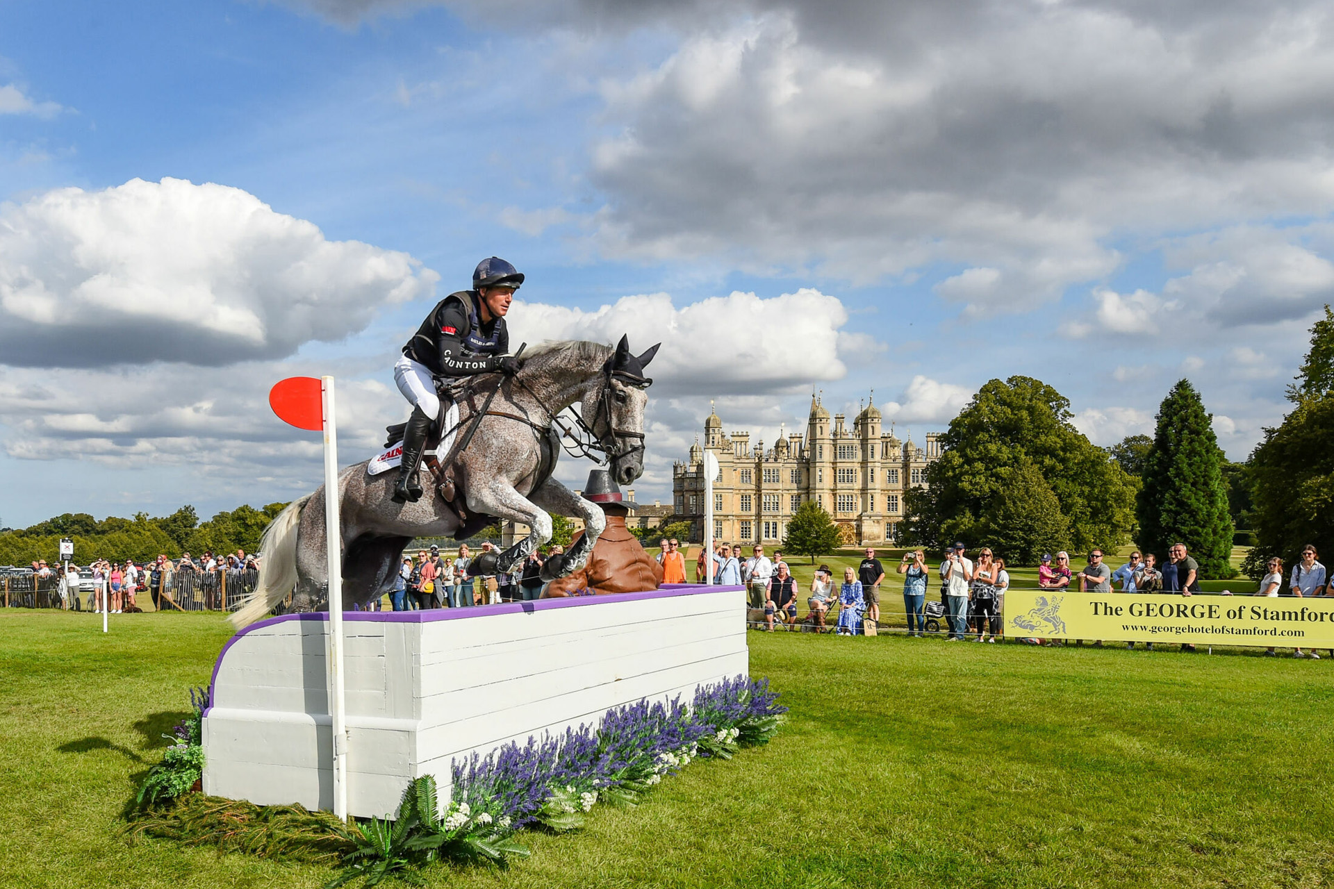 Oliver Townend Ballaghmor Vitali competing at Burghley Horse Trials in 2023.