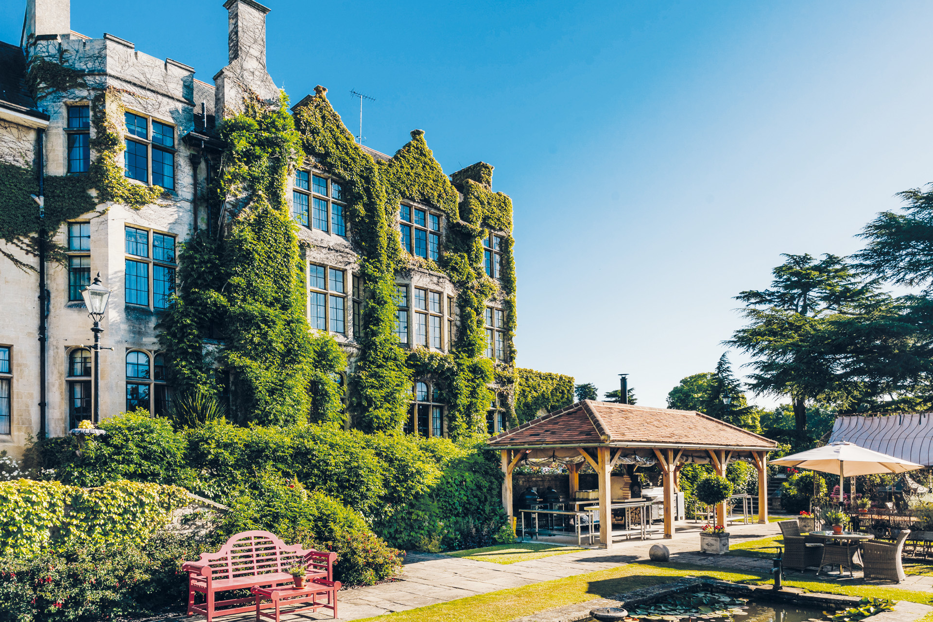 The exterior of Pennyhill Park