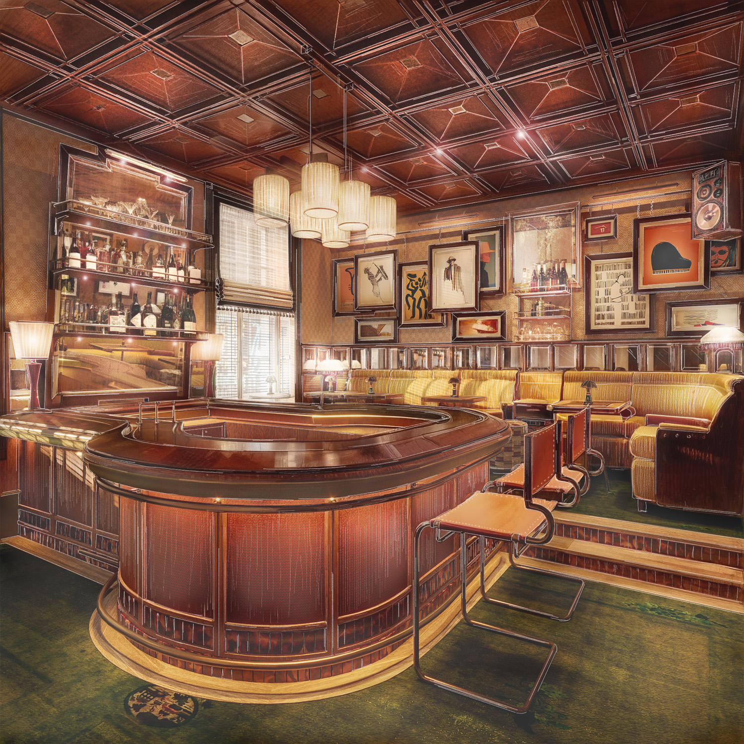 The Greene Rooms at Ronnie Scott's. 