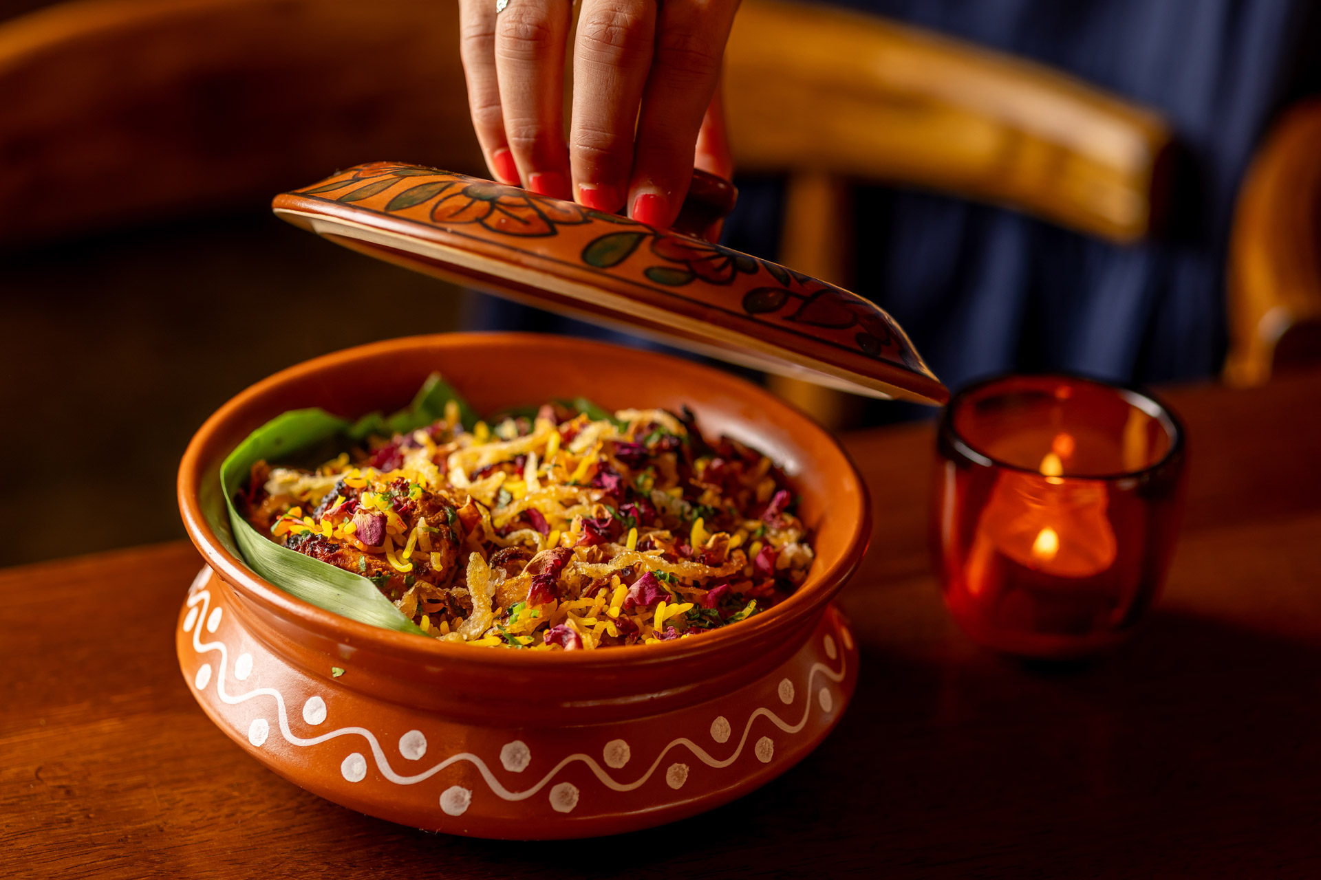 Pepper chicken biriyani