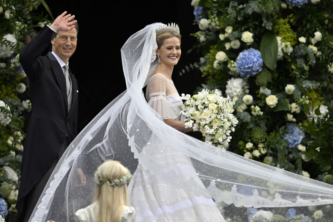 Princess Marie Caroline Chose A Royal Heirloom Tiara For Her Wedding Day