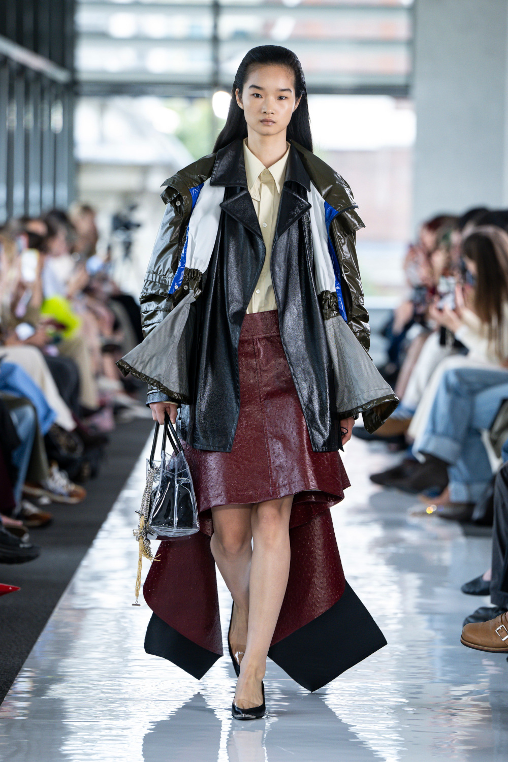 Model on runway | london fashion week ss26