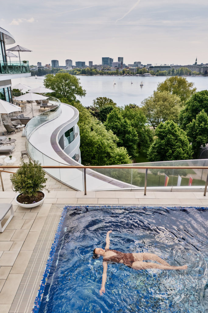 The swimming pool at The Fontenay