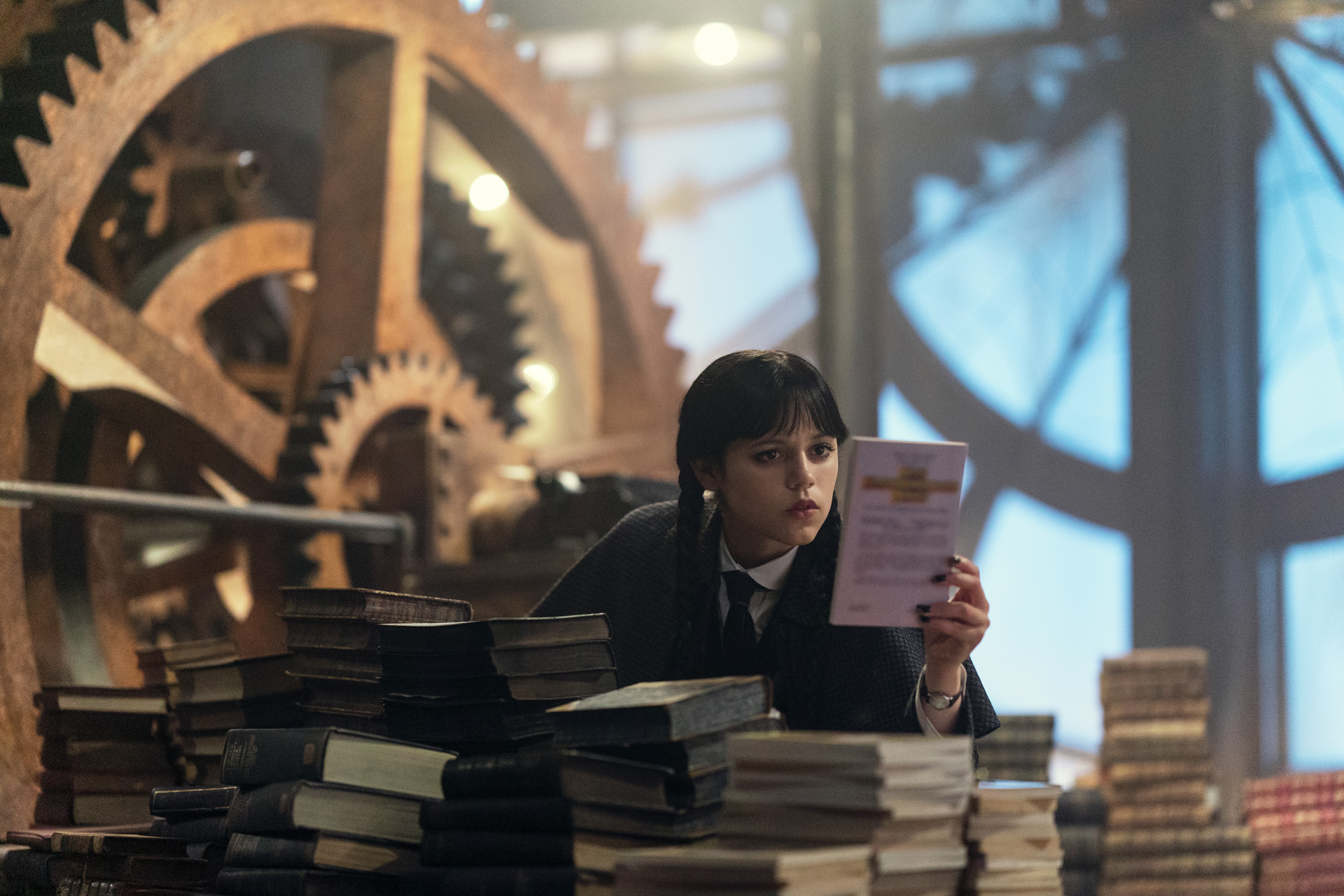 Jenna Ortega as Wednesday Addams in Wednesday