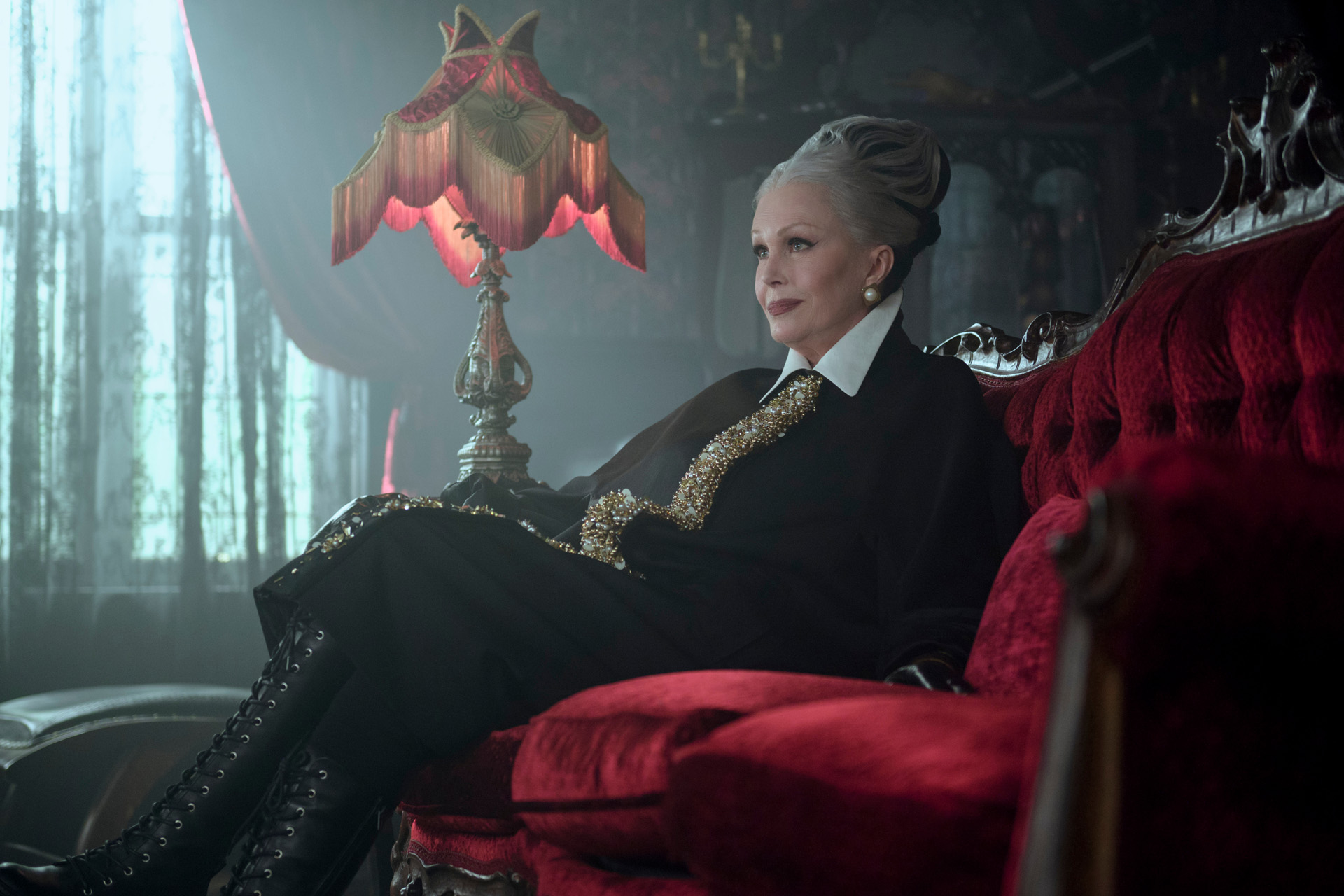 Joanna Lumley as Grandmama in Wednesday