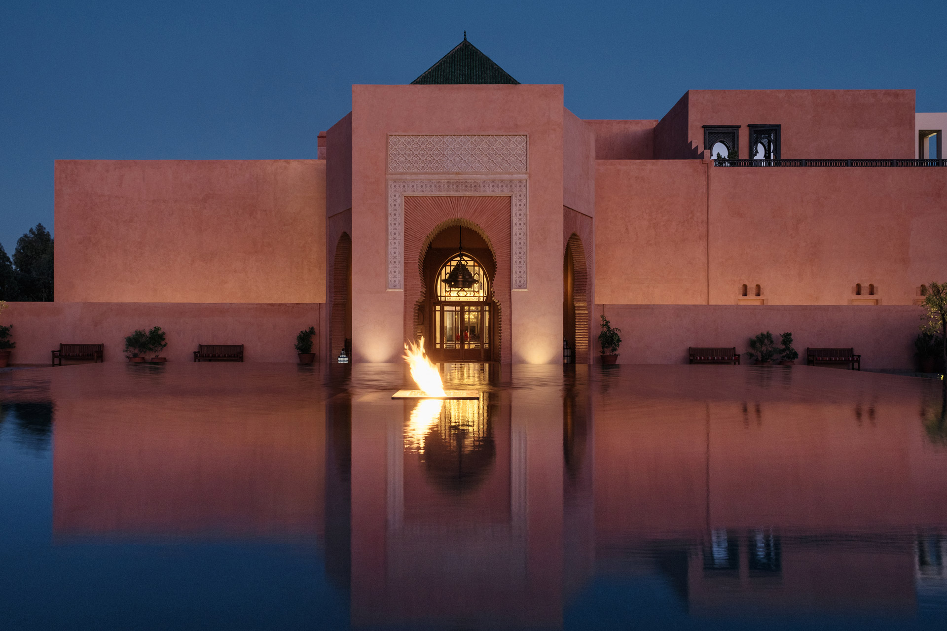 Exterior of The Oberoi, Marrakech