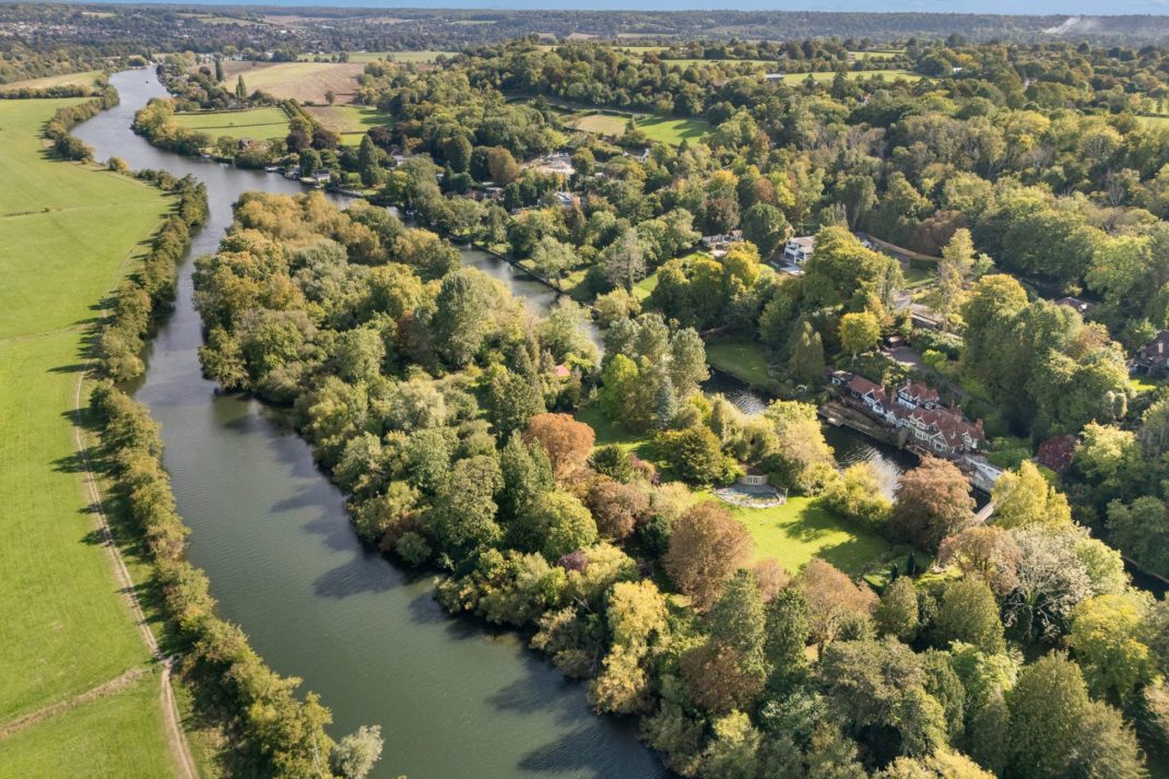 The Largest Privately Owned Island On The Thames Is Up For Sale
