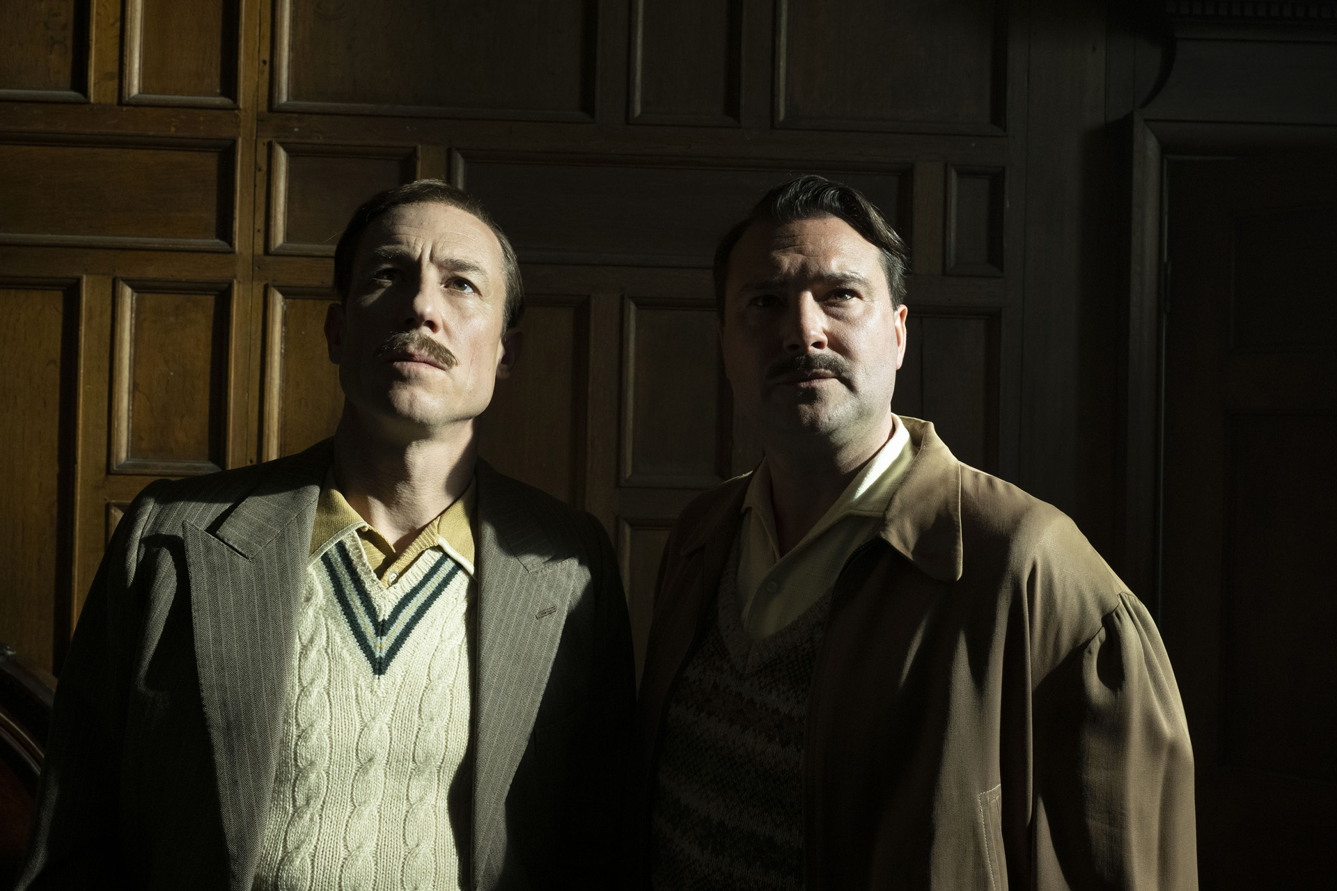 Roger (TOBIAS MENZIES) & John Clinton (BEN MANSFIELD) in A Ghost Story for Christmas: The Room in the Tower