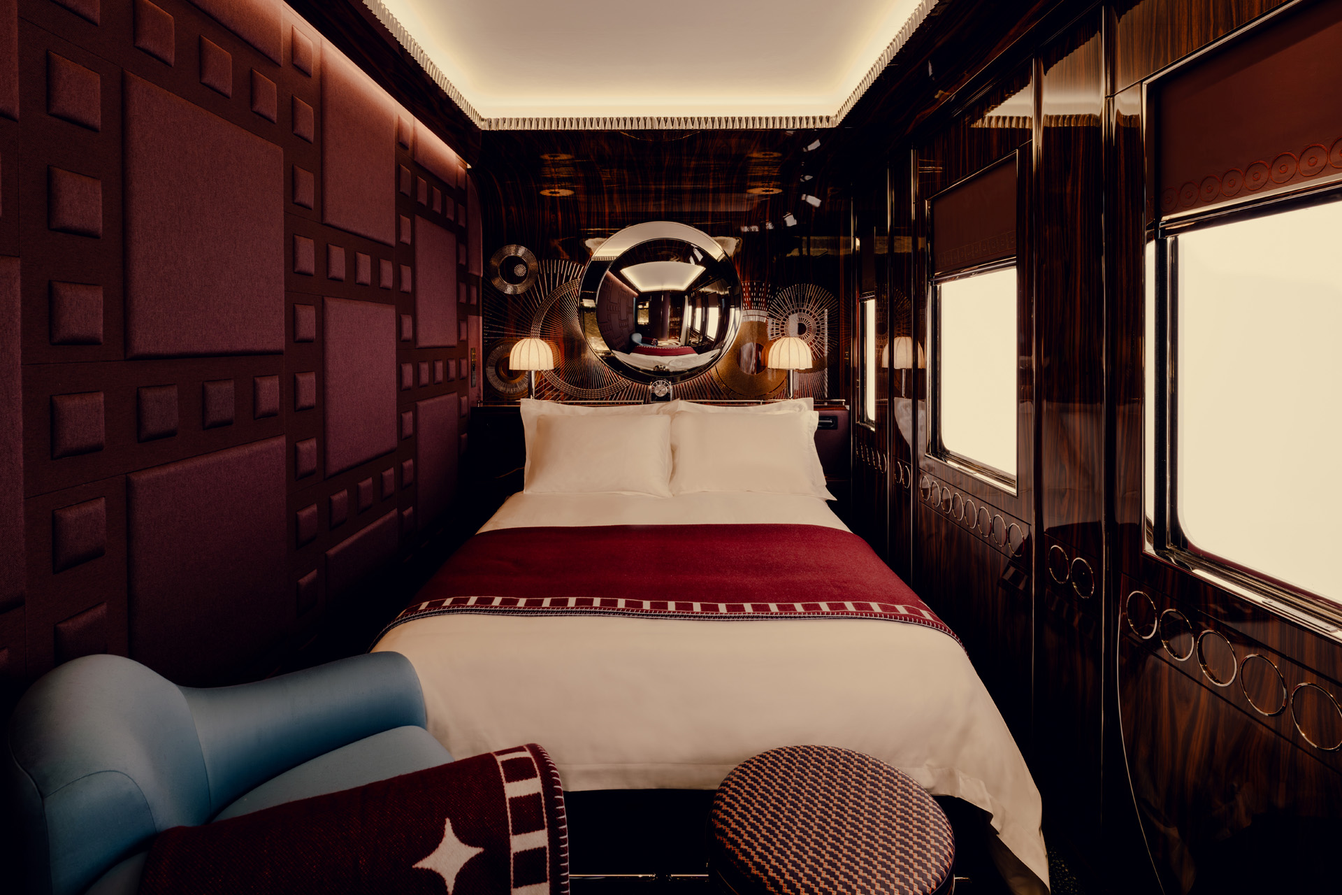 A suite aboard the reborn Orient Express