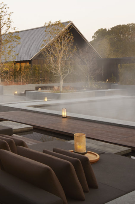 Thermal Spring and relaxation area at Amanemu in Japan
