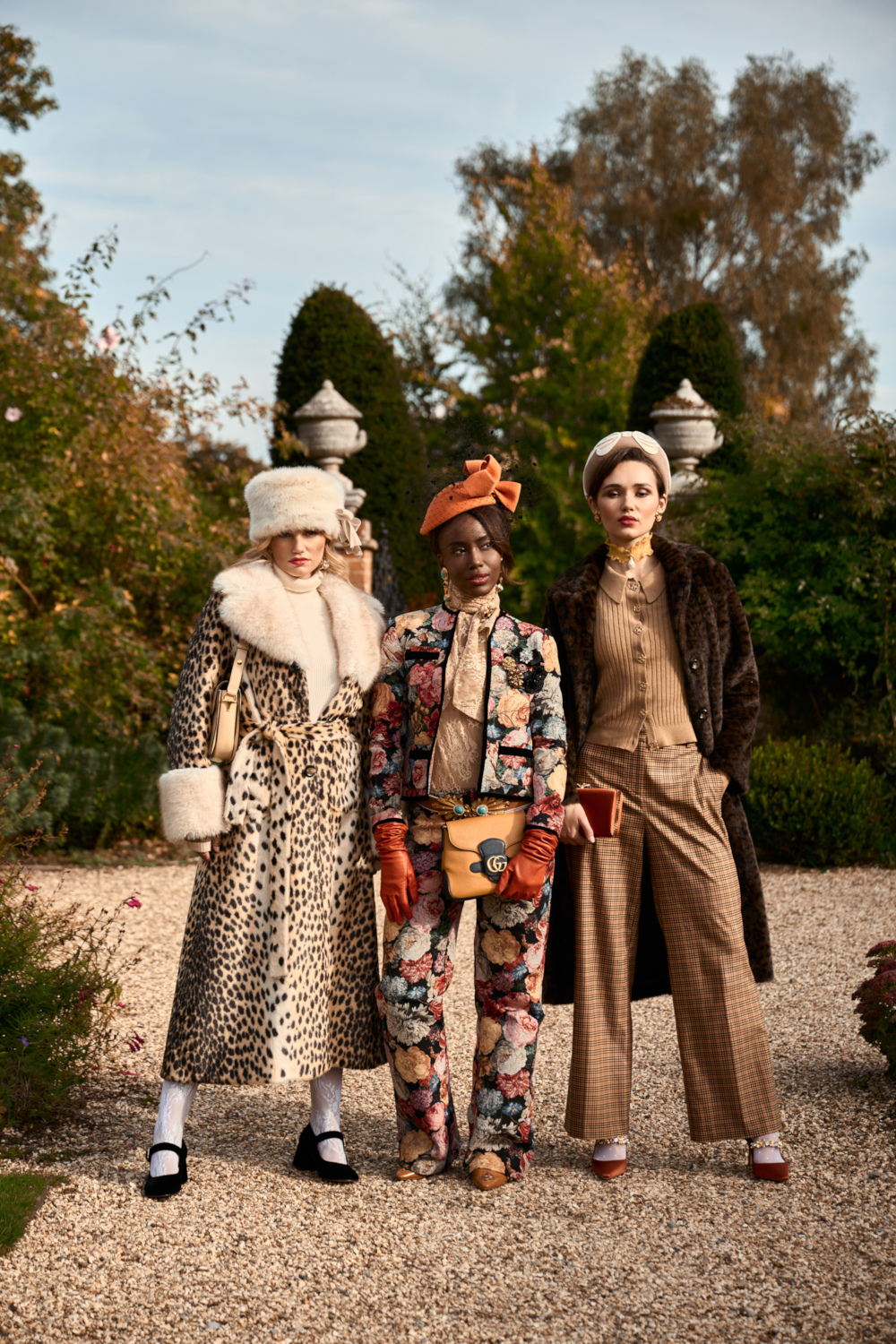 Women dressed up for jump racing season