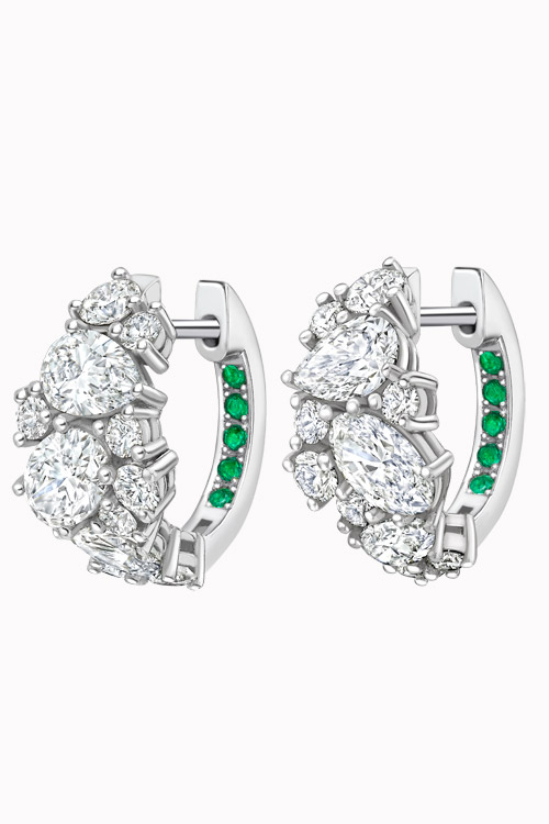 Origins White Diamond Earrings
