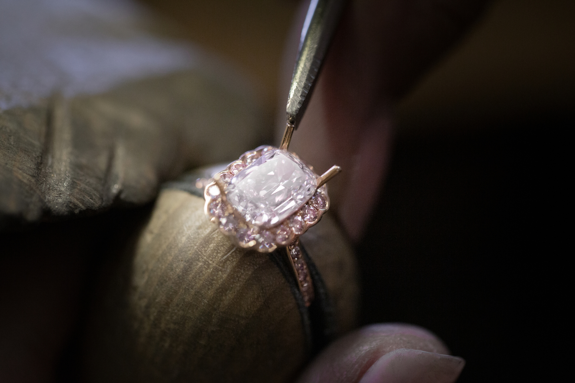 Ring being made