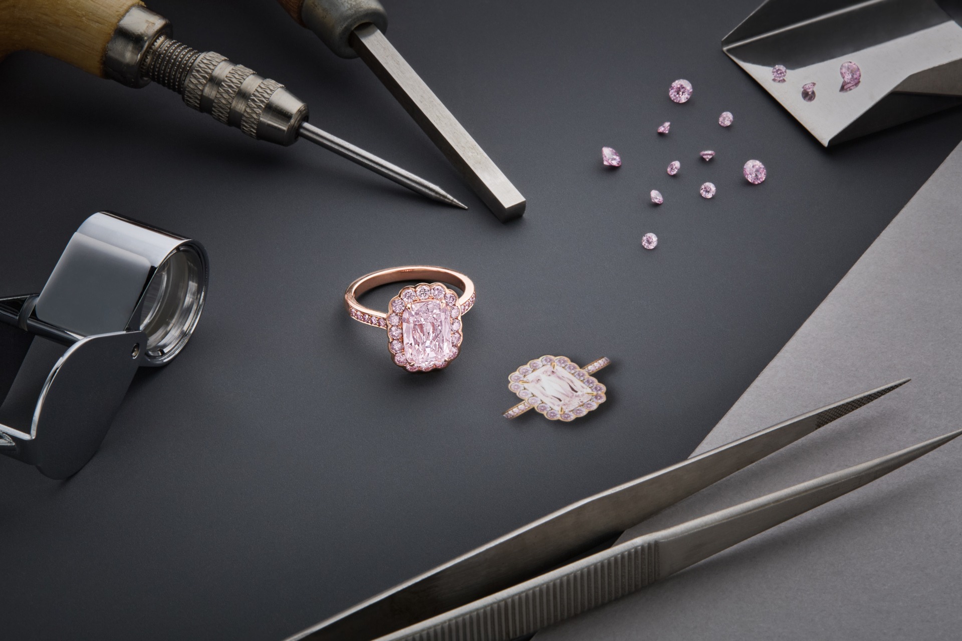 Ring next to illustration