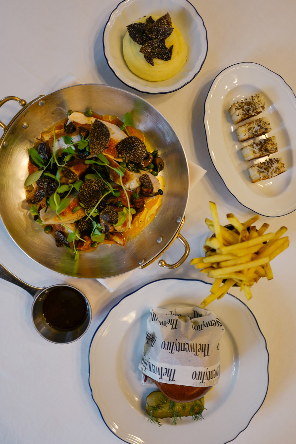Truffle menu at The Twenty Two