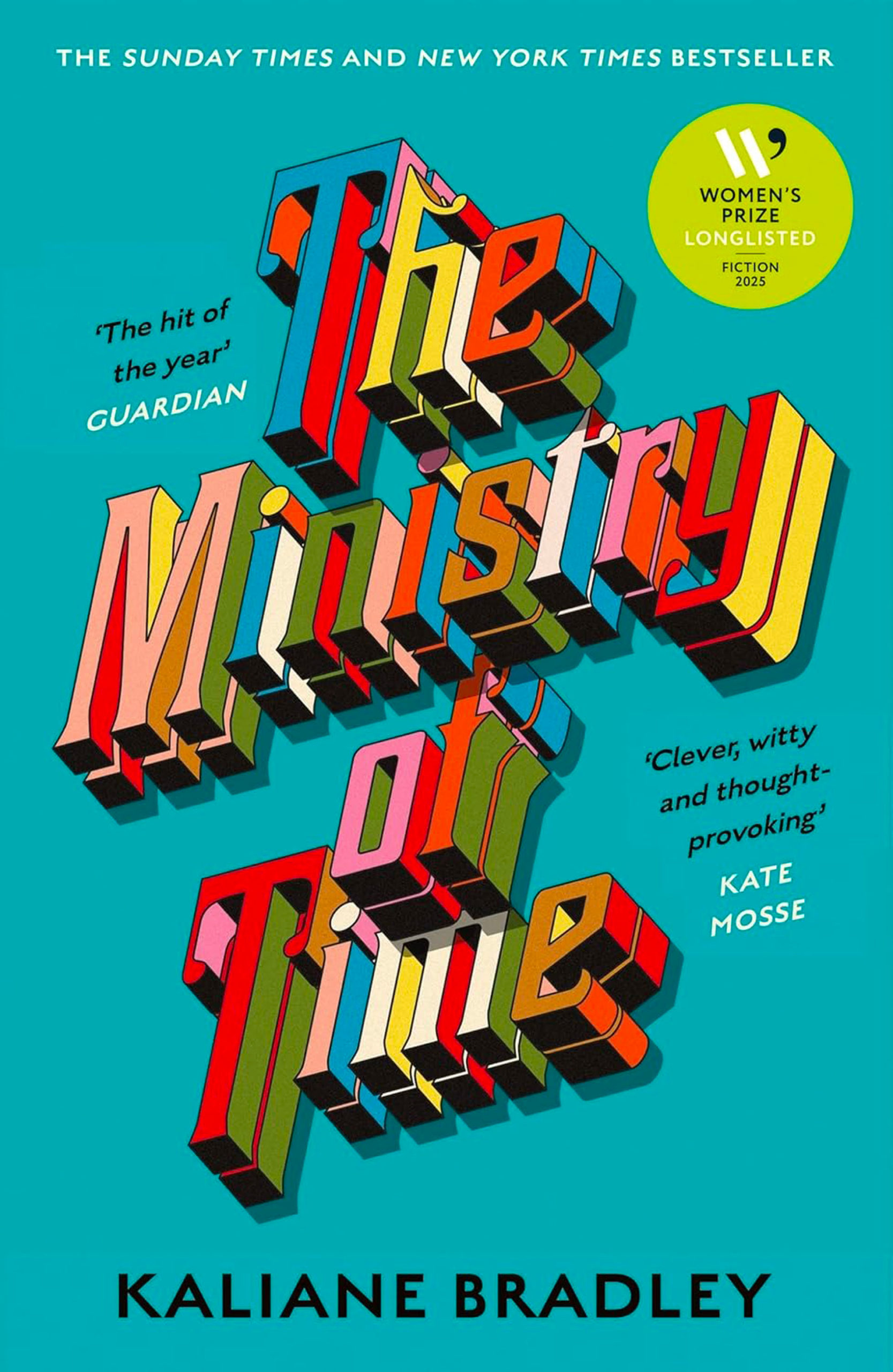 Cover design for the book The Ministry Of Time