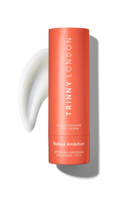 Orange bottle of skincare