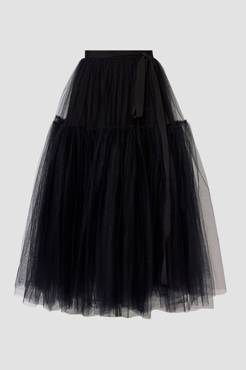 Erdem Tulle Full Midi Skirt