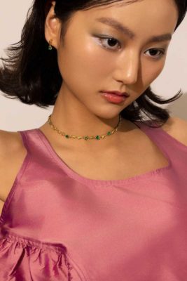 Loveness Lee Hali Emerald Necklace