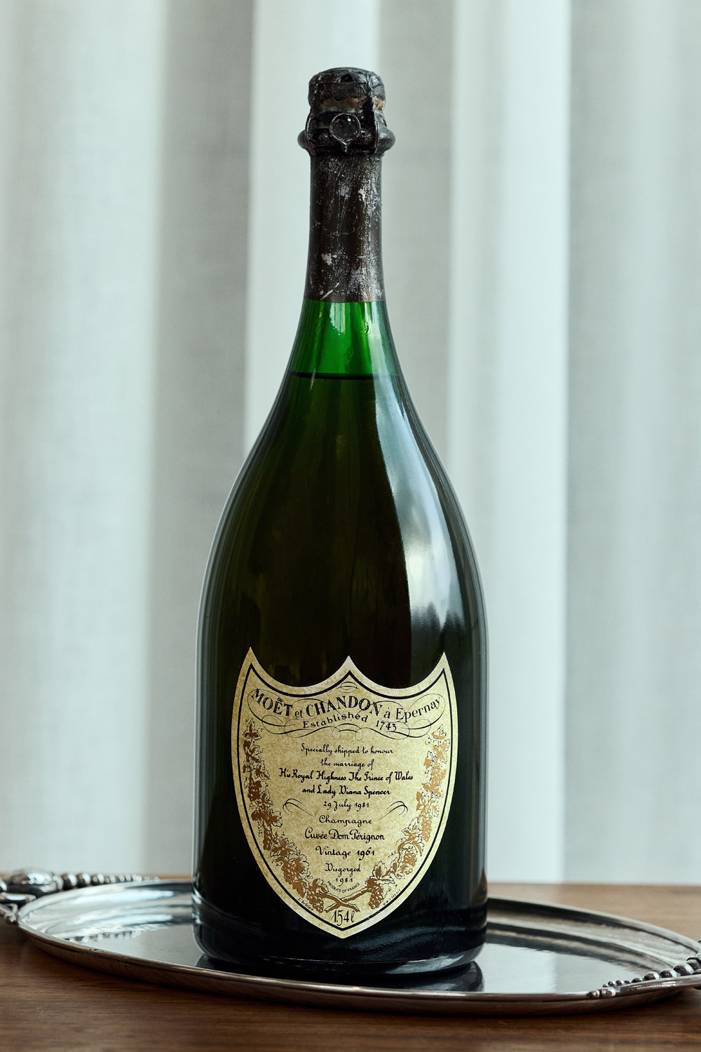  Champagne Dom Pérignon, Royal Wedding Cuvée, Moët et Chandon 1961
