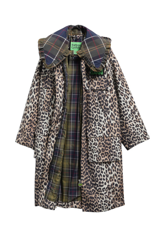 Leopard print coat