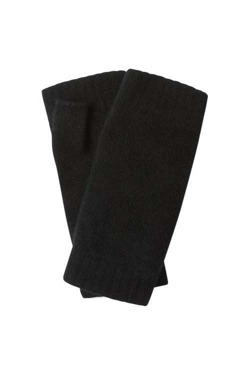 Black wrist warmers